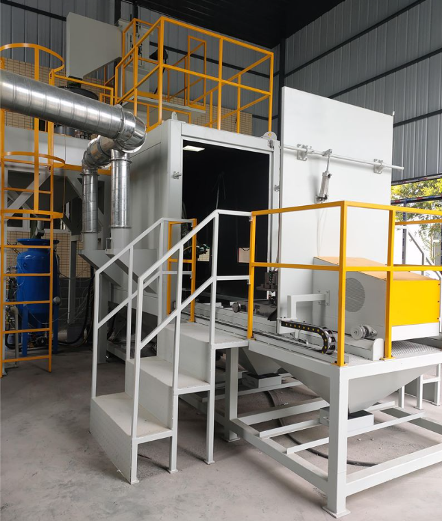 沧州全自动喷砂机 实现无人化高效生产