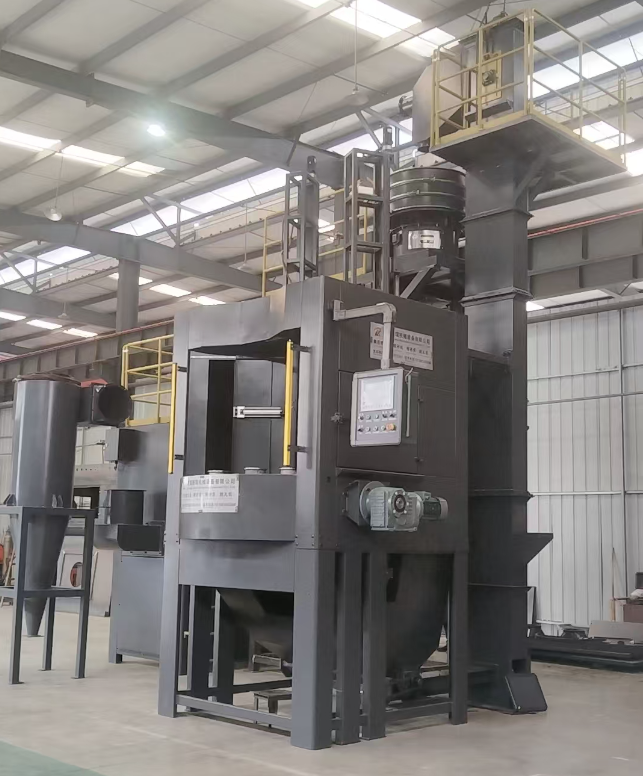 沧州转盘式喷砂机 提升圆形工件处理效率